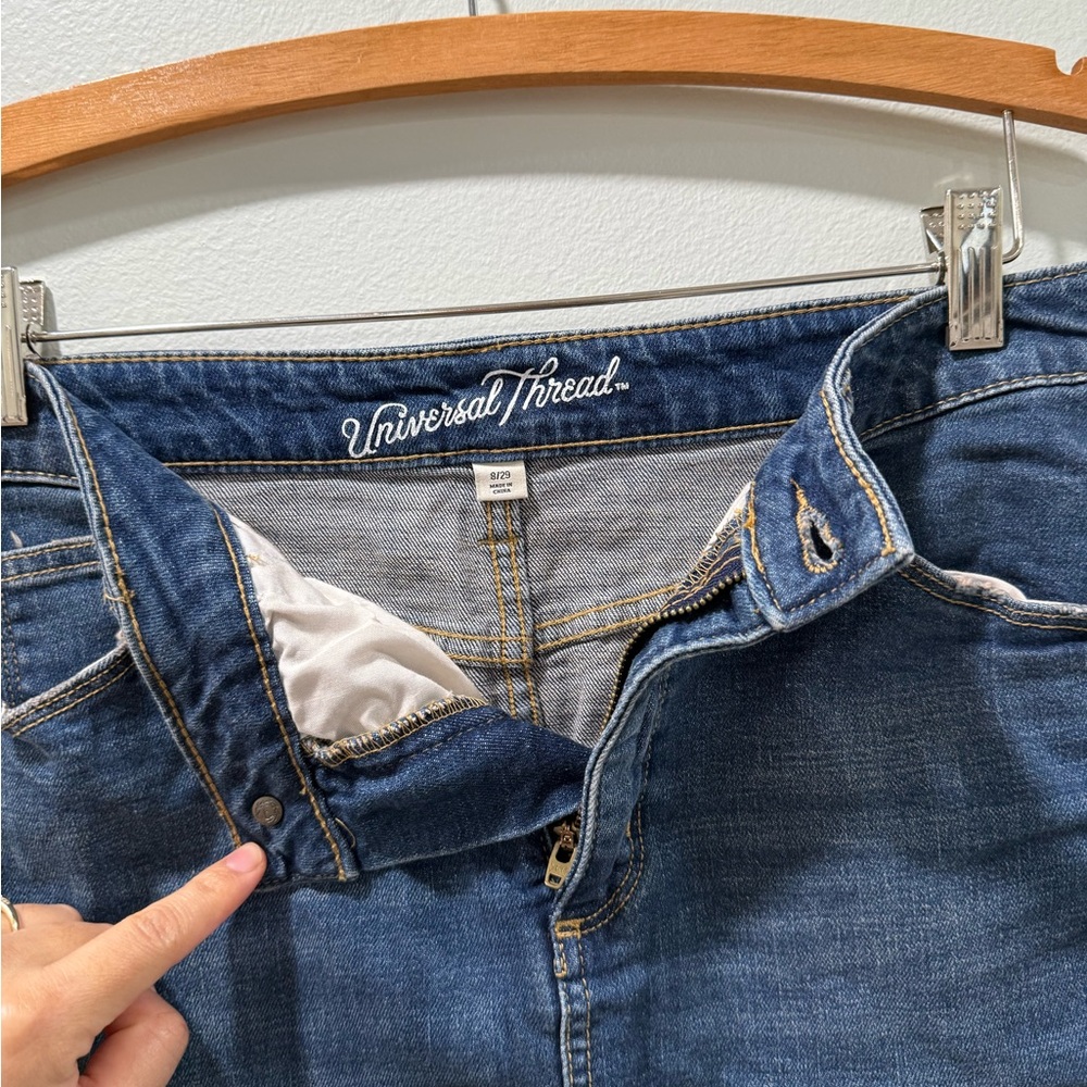 Universal Thread Blue Denim Mini Skirt - Picture 6 of 8